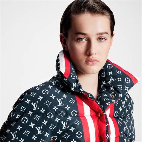 lv holographic jacket|Tricolor Monogram Puffer Jacket .